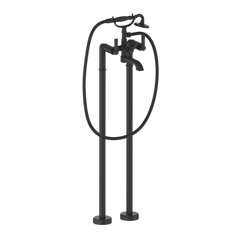 Vogt ZEHN Floor-Mount Tub Filler Dual Handle