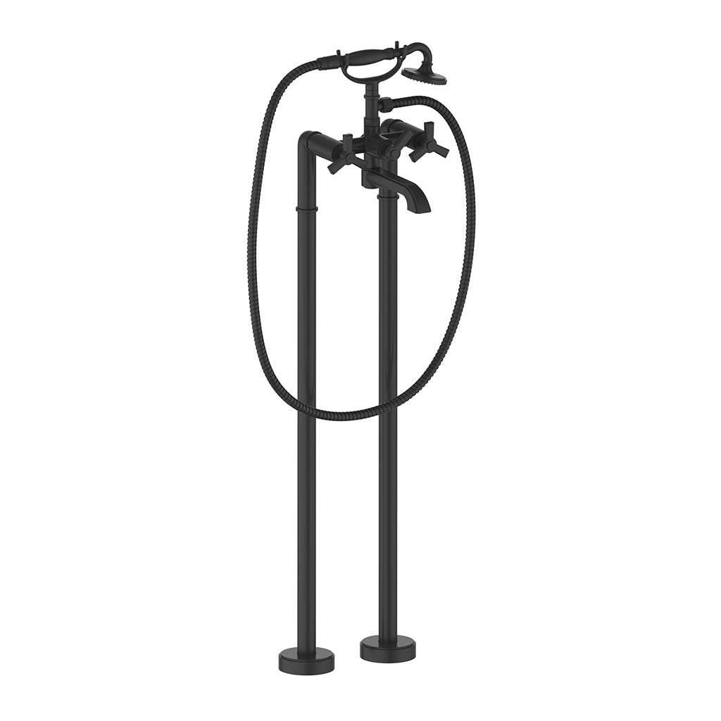 Vogt ZEHN Floor-Mount Tub Filler Dual Handle