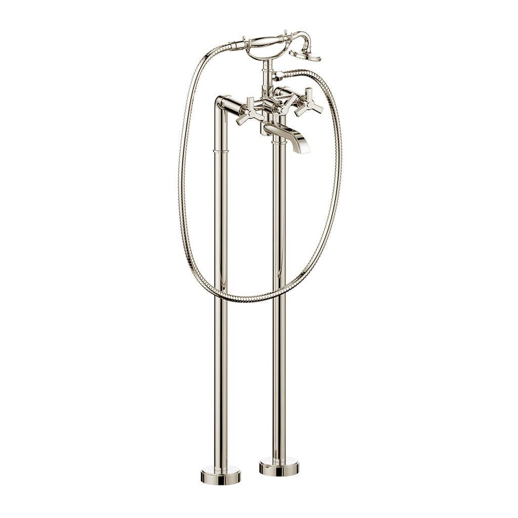Vogt ZEHN Floor-Mount Tub Filler Dual Handle
