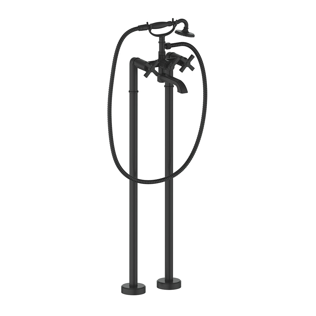 Vogt ZEHN Floor-Mount Tub Filler Dual Handle