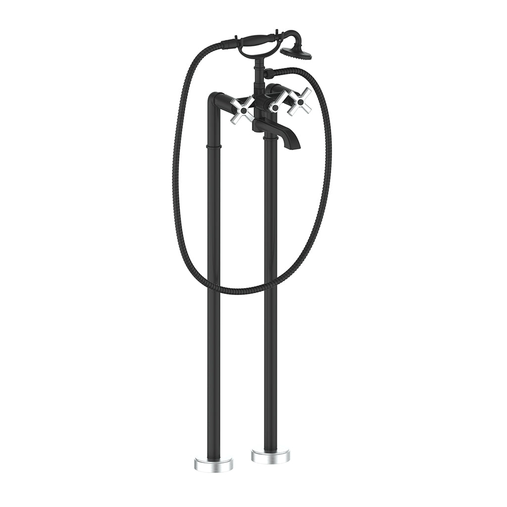 Vogt ZEHN Floor-Mount Tub Filler Dual Handle