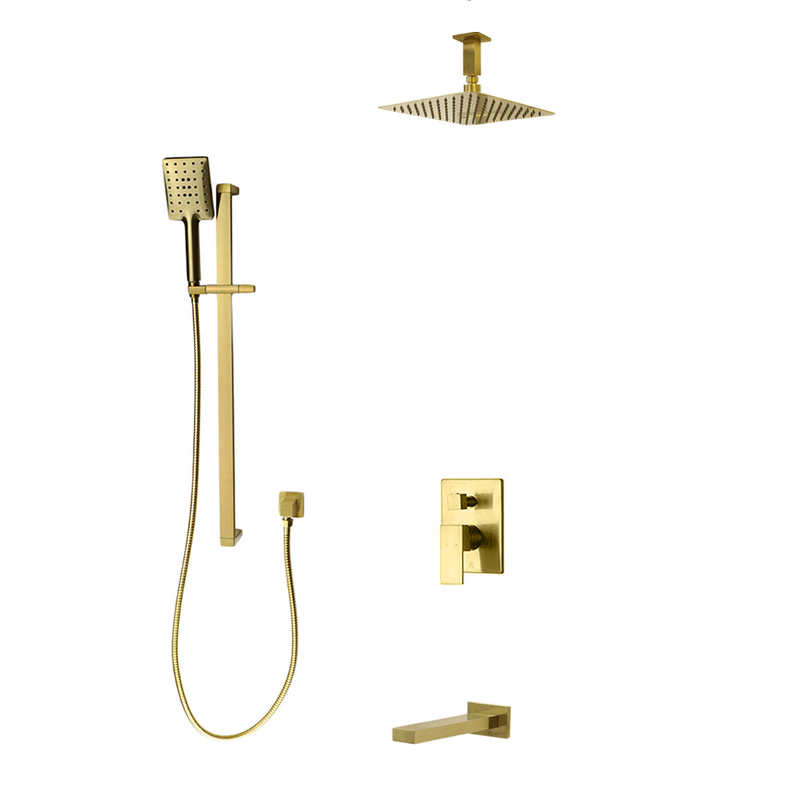 ProStyle QUADRA Pressure Balanced 3-Way Shower Set