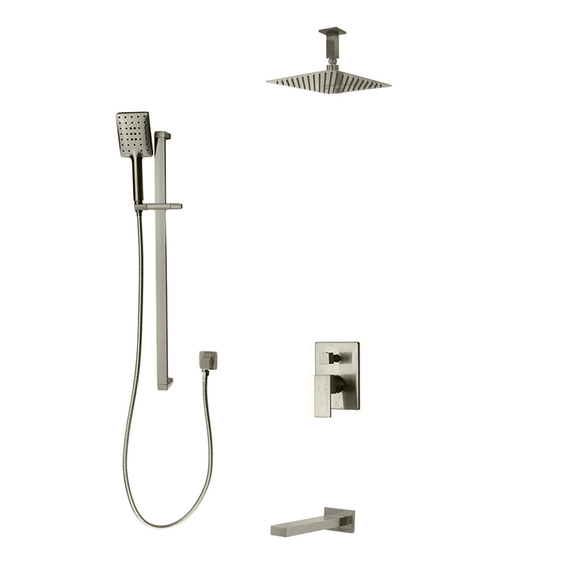 ProStyle QUADRA Pressure Balanced 3-Way Shower Set