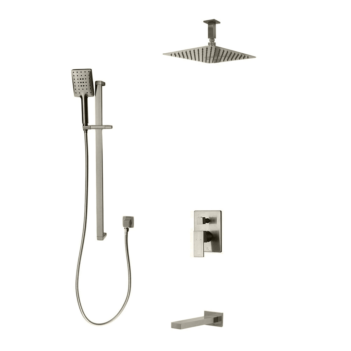 ProStyle QUADRA Pressure Balanced 3-Way Shower Set