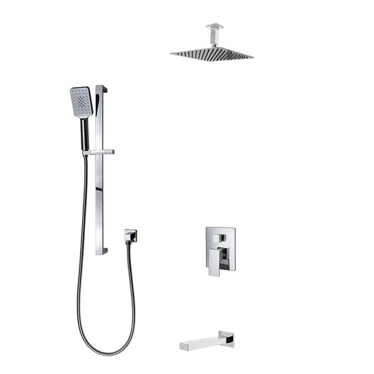 ProStyle QUADRA Pressure Balanced 3-Way Shower Set