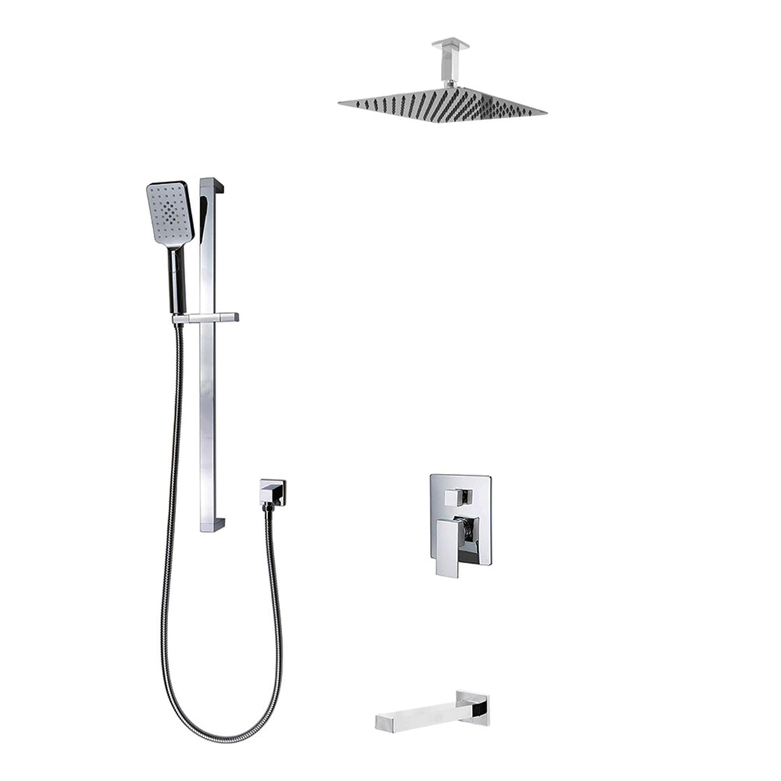 ProStyle QUADRA Pressure Balanced 3-Way Shower Set