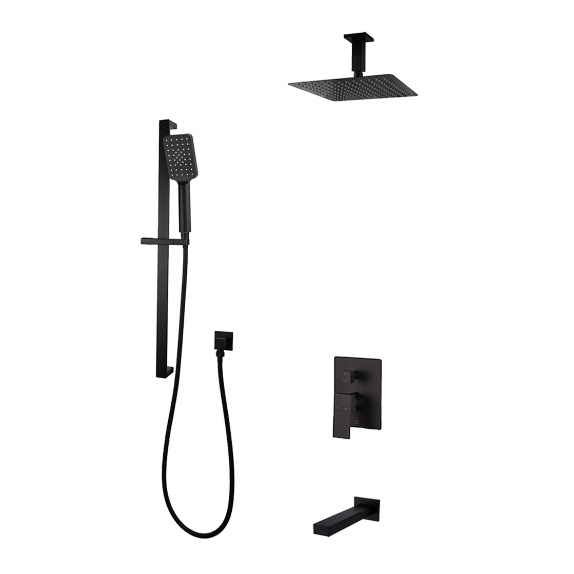 ProStyle QUADRA Pressure Balanced 3-Way Shower Set