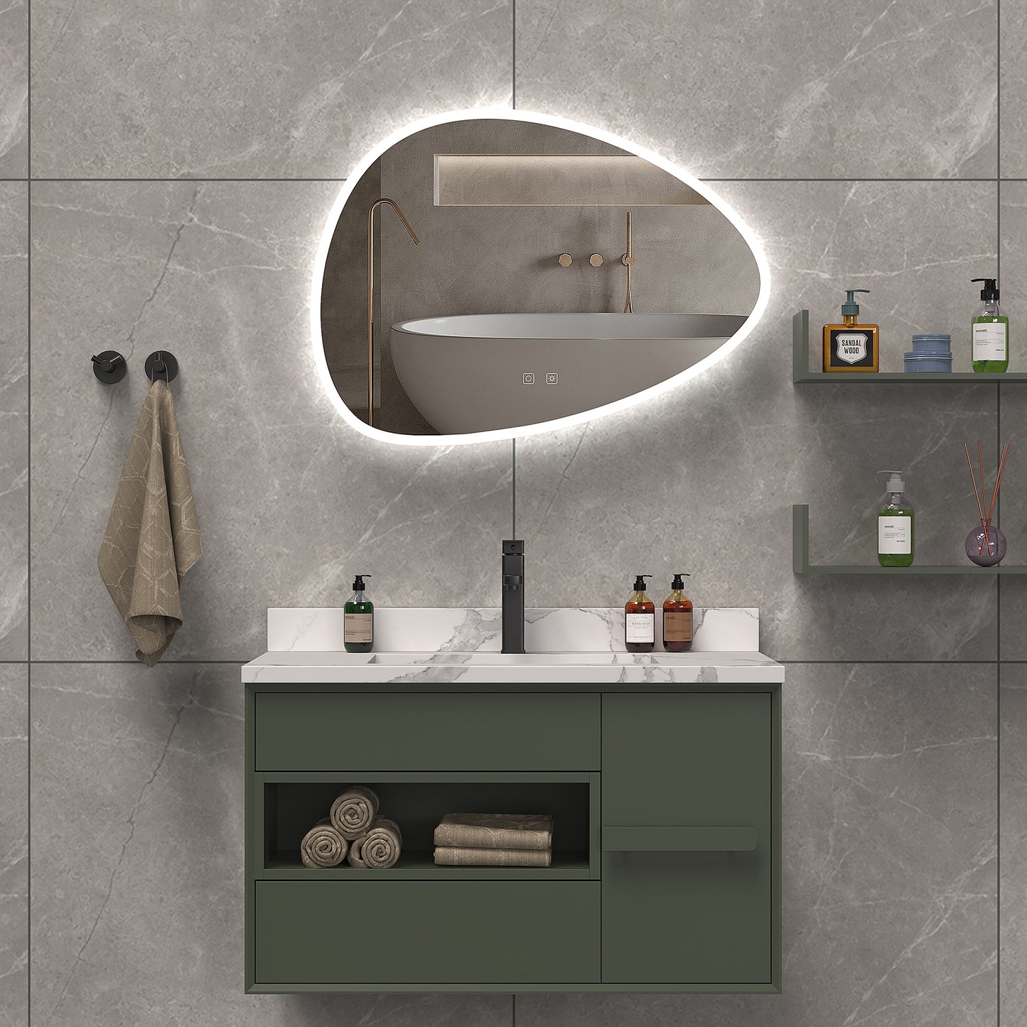 ICO Bath FELIX 32x22" LED Mirror