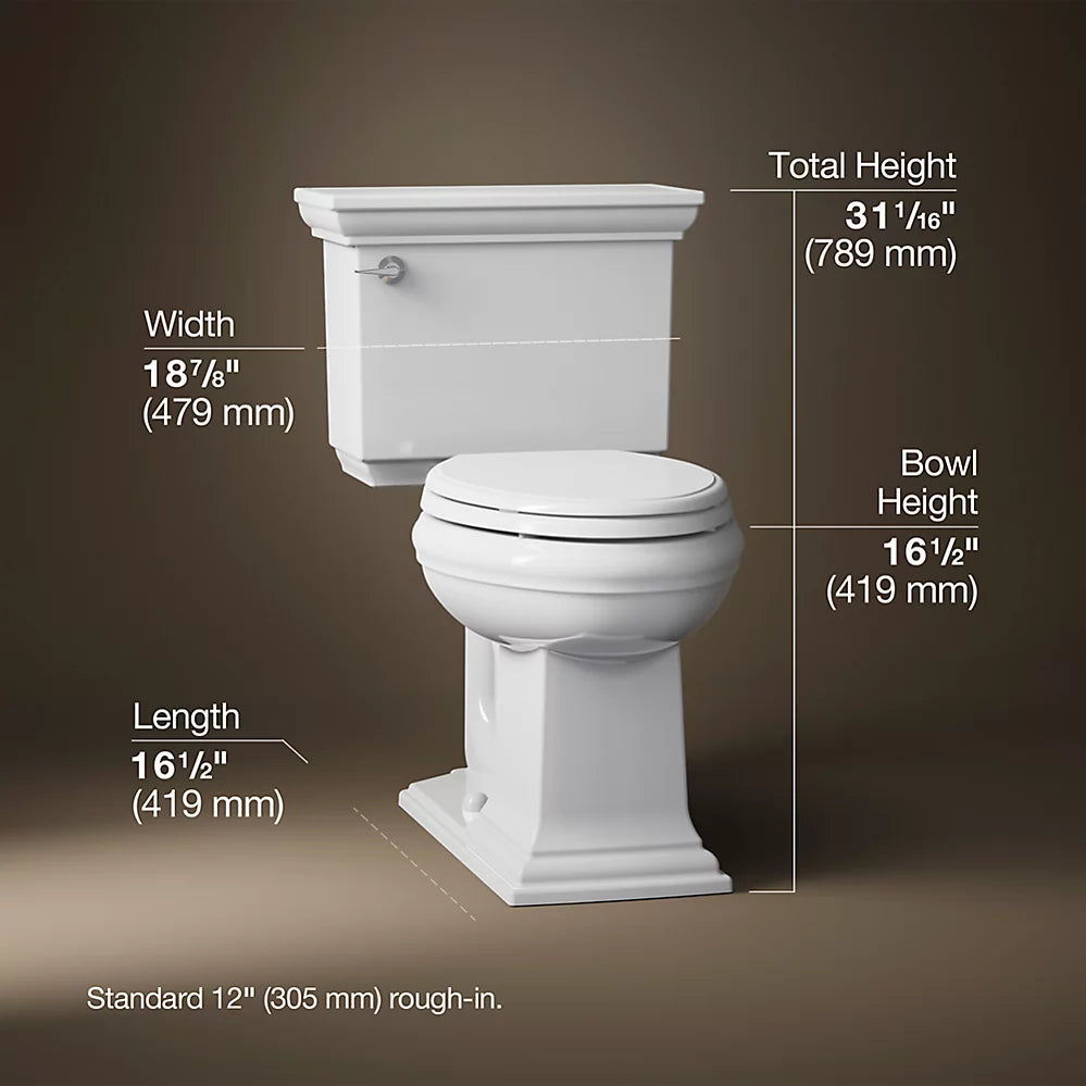 Kohler MEMOIRS STATELY 2-Piece Elongated Toilet