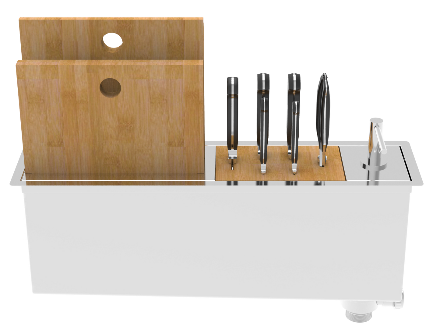Zomodo PANAMA Slim 24" Chef Station