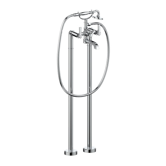 Vogt ZEHN Floor-Mount Tub Filler Dual Handle