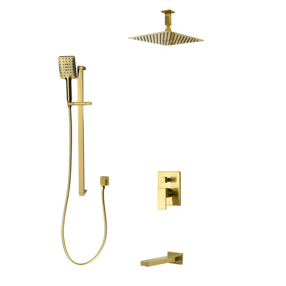 ProStyle QUADRA Pressure Balanced 3-Way Shower Set