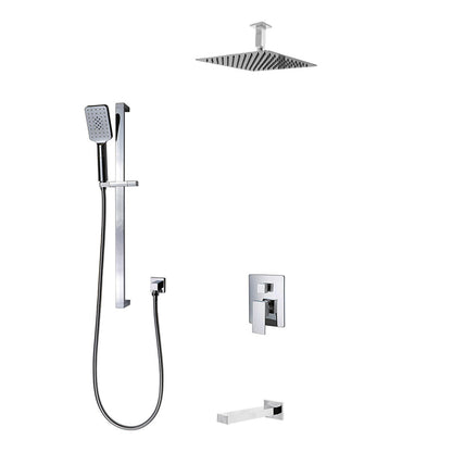 ProStyle QUADRA Pressure Balanced 3-Way Shower Set