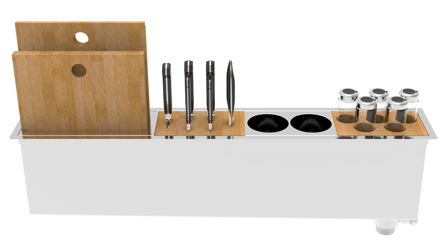 Zomodo PANAMA Slim 34" Chef Station