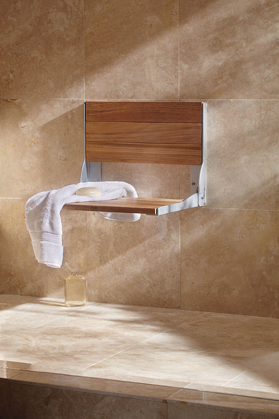 Moen HOME CARE Teak Shower Seat
