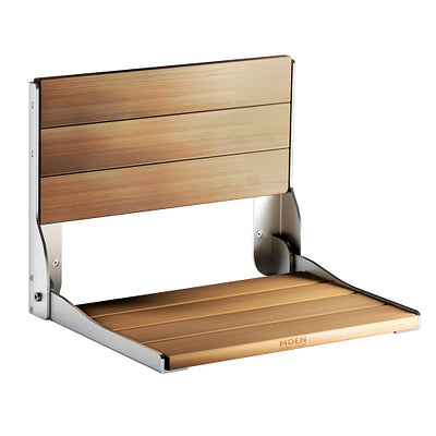 Moen HOME CARE Teak Shower Seat